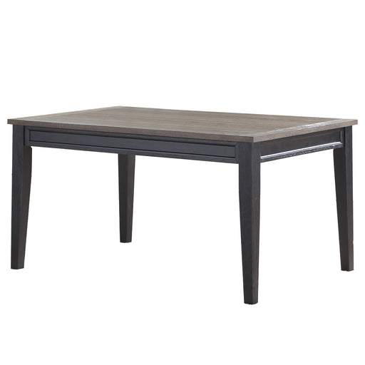 Steve Silver Raven Noir Dining Table in Two Tone Ebony and Driftwood - Furniture House (VA)