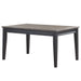 Steve Silver Raven Noir Dining Table in Two Tone Ebony and Driftwood - Furniture House (VA)