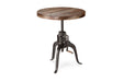 Steve Silver Sparrow Round Crank Table in Natural Brown - Furniture House (VA)