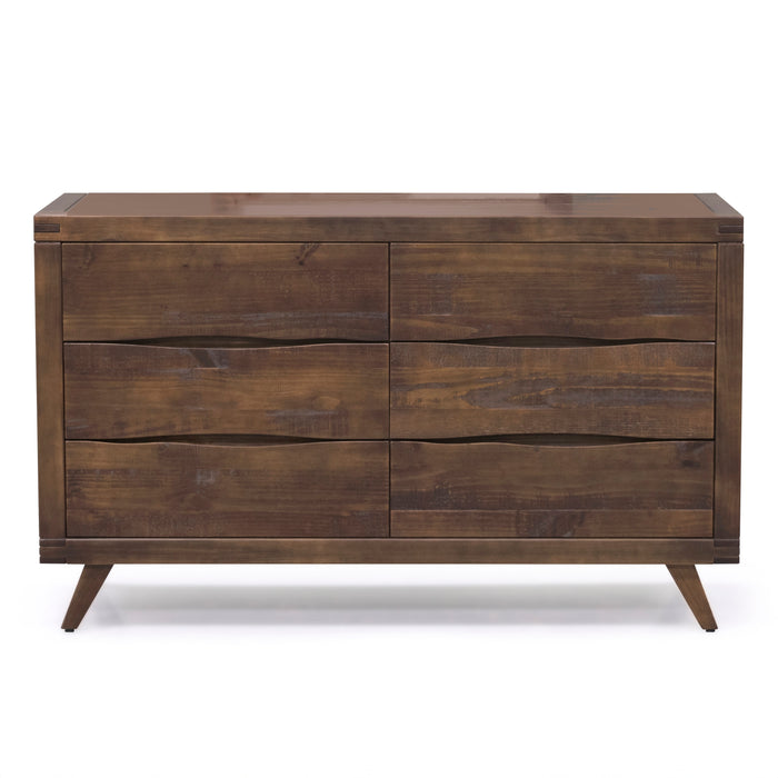 Steve Silver Pasco 6 Drawer Dresser in Cocoa - Furniture House (VA)
