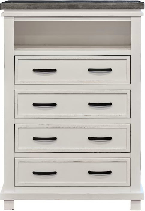 Elements International Madison Chest in White