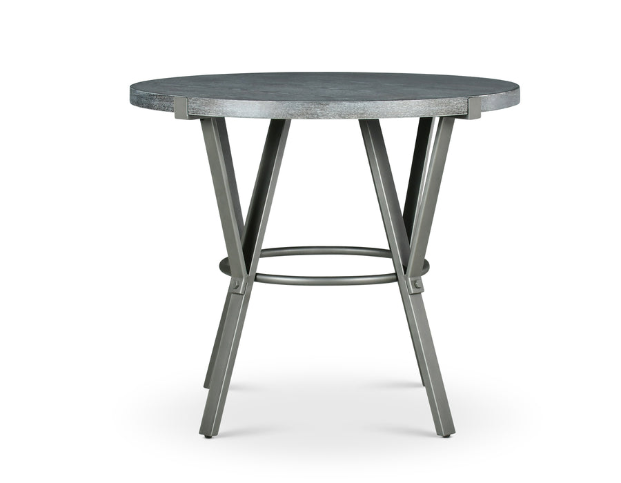 Steve Silver Portland Round Counter Table in Gray - Furniture House (VA)