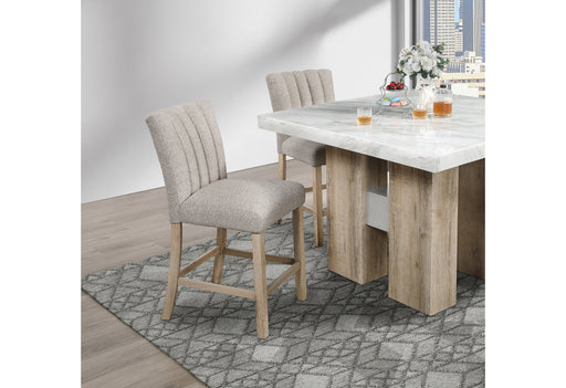 D04 NATURAL BAR TABLE + D8685 BEIGE/NAT BAR STOOL - Furniture House (VA)