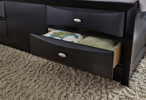 LINDA BLACK KING BED GROUP - Furniture House (VA)