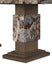 D12 BROWN DINING TABLE WITH 4 D12 BROWN DINING CHAIRS - Furniture House (VA)