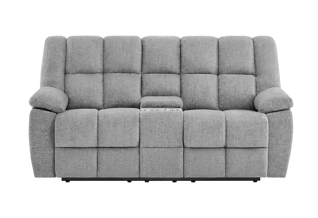 U6000 SMOKE CONSOLE RECLINING LOVESEAT - Furniture House (VA)