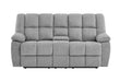 U6000 SMOKE CONSOLE RECLINING LOVESEAT - Furniture House (VA)