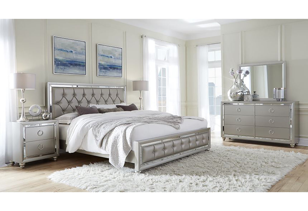 RILEY SILVER QUEEN BED GROUP - Furniture House (VA)