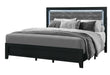 REID BLACK KING BED GROUP WITH LED - Furniture House (VA)