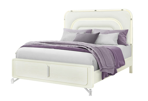 LYRA BEIGE KING BED WITH LED - Furniture House (VA)