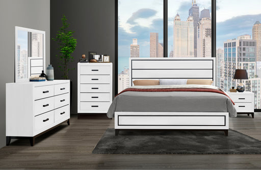 KATE WHITE FULL BED GROUP - Furniture House (VA)