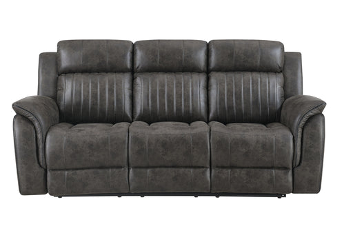 U8517 GREY RECLINING SOFA/CONSOLE RECLINING LOVESEAT/GLIDER RECLINER - Furniture House (VA)