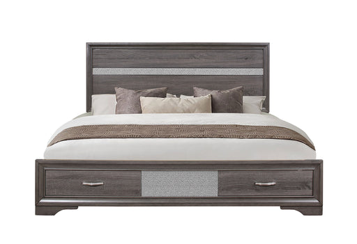 SEVILLE GREY QUEEN BED - Furniture House (VA)
