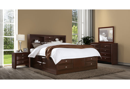 LINDA MERLOT QUEEN BED GROUP - Furniture House (VA)