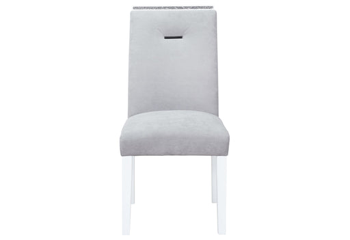 MONACO WHITE DINING TABLE + 8 MONACO DINING CHAIR - Furniture House (VA)