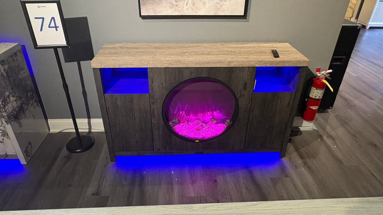 ALORA MARBLE 70" ENTERTAINMENT UNIT WITH SPEAKERS AND LED - Furniture House (VA)