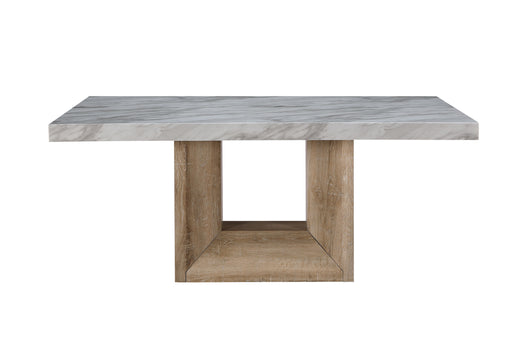 D02 NATURAL DINING TABLE + 6 D8683 DINING CHAIRS - Furniture House (VA)