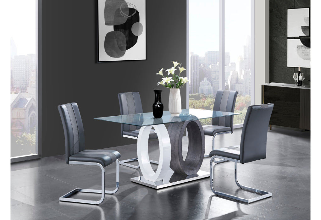 D1628DT + 6 D915DC GREY - Furniture House (VA)