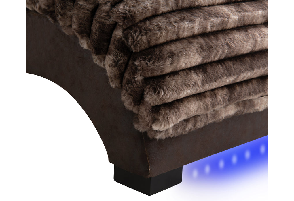 Dominic Mink-Java Chaise With Usb - Furniture House (VA)