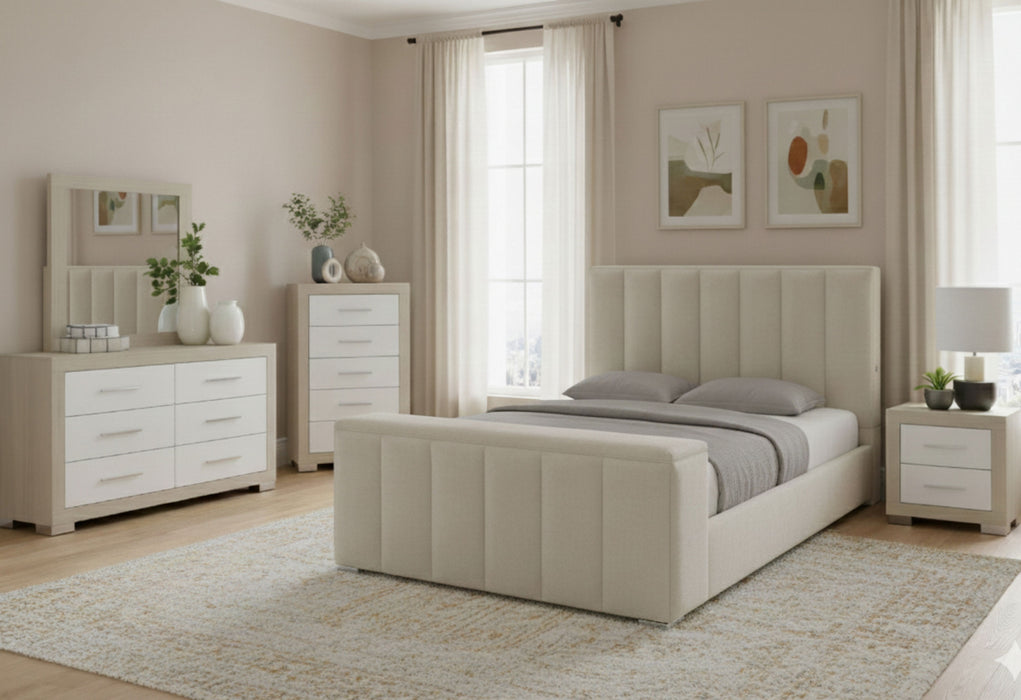 SERENITY/EMMA CREMA QUEEN BED GROUP - Furniture House (VA)