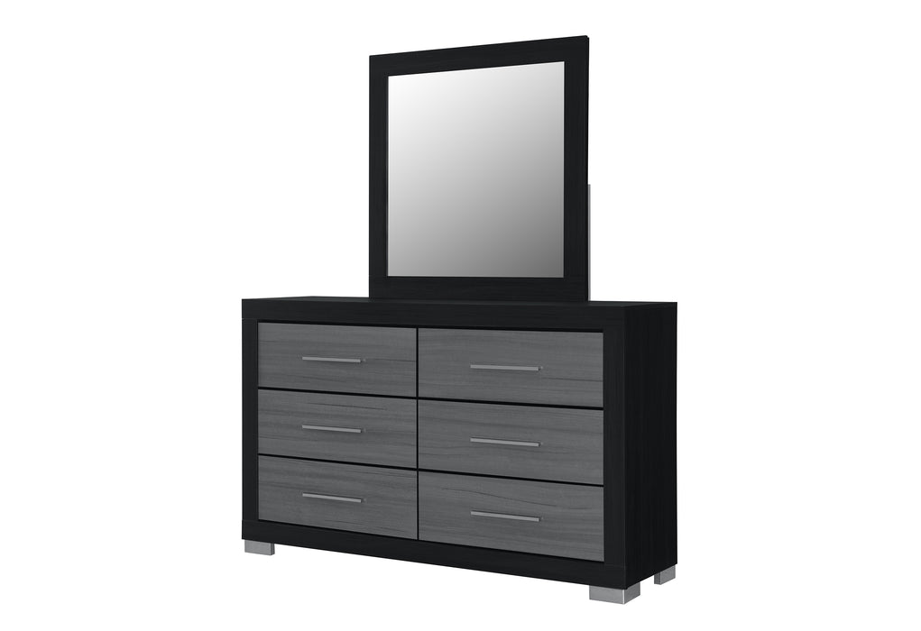 EMMA BLACK/GREY MIRROR - Furniture House (VA)