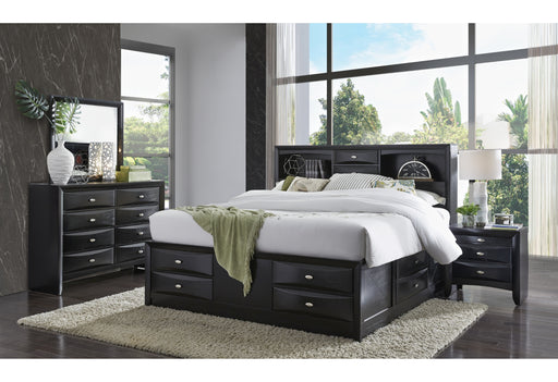 LINDA BLACK FULL BED GROUP - Furniture House (VA)