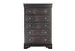 POMPEI METALLIC GREY CHEST - Furniture House (VA)