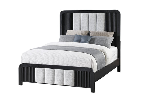 BECKETT WHITE/BLACK QUEEN BED - Furniture House (VA)