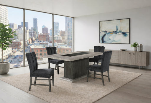 D8030 DINING TABLE AND 4 D8030 DINING CHAIRS - Furniture House (VA)
