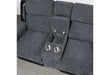 U5914/U5915 GREY/BLACK REC SOFA/CRLS W/IMMERSIVE SOUND & BLUE LED/REC - Furniture House (VA)