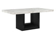 D02 DINING TABLE + 8 D03 BLACK DINING CHAIRS - Furniture House (VA)