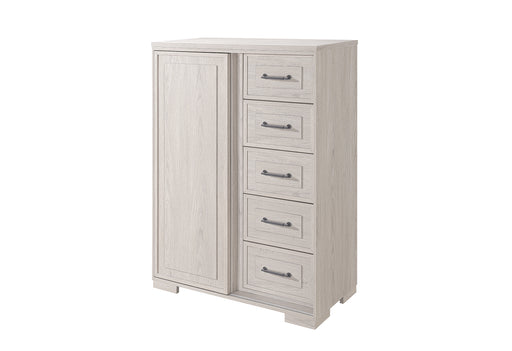 CLARA BEIGE SLIDING DOOR CHEST - Furniture House (VA)
