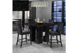 D04 BLACK BAR TABLE + 6 D04BS - Furniture House (VA)