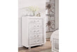 SANTORINI WHITE KING BED GROUP - Furniture House (VA)