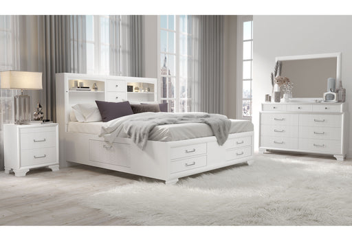 JORDYN WHITE FULL BED GROUP - Furniture House (VA)