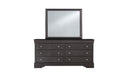 POMPEI METALLIC GREY QUEEN BED, DRESSER, MIRROR AND 2 NIGHTSTANDS - Furniture House (VA)