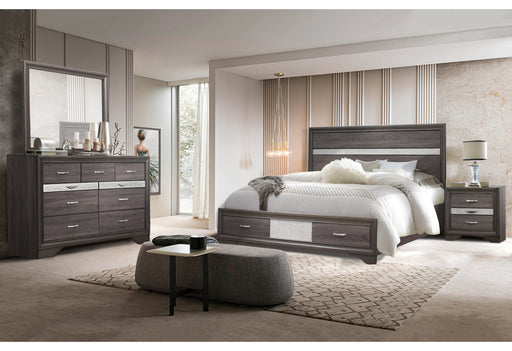 SEVILLE GREY QUEEN BED GROUP - Furniture House (VA)
