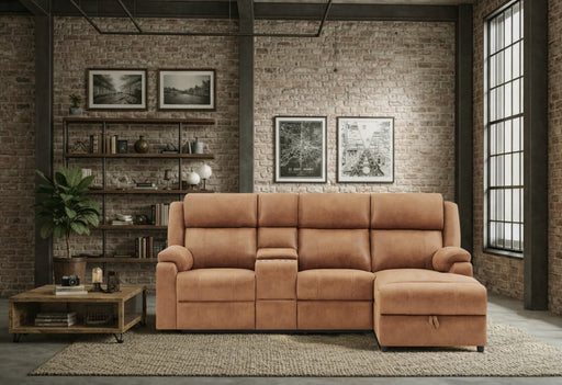 U6980 BROWN SECTIONAL - Furniture House (VA)