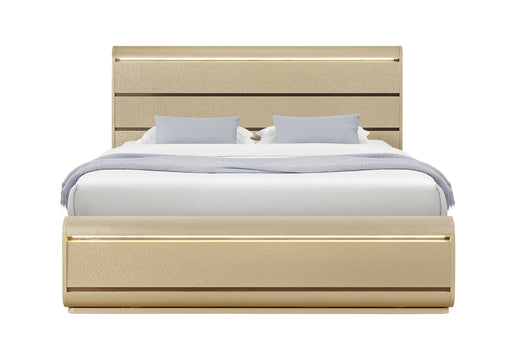 GENESIS GOLD KING BED WITH LED - Furniture House (VA)