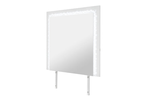 NAOMI SILVER MARBLE MIRROR WITH LED - Furniture House (VA)