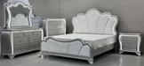ARIA SILVER QUEEN BED WITH LED - Furniture House (VA)
