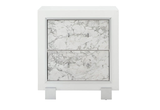 SANTORINI WHITE NIGHTSTAND - Furniture House (VA)
