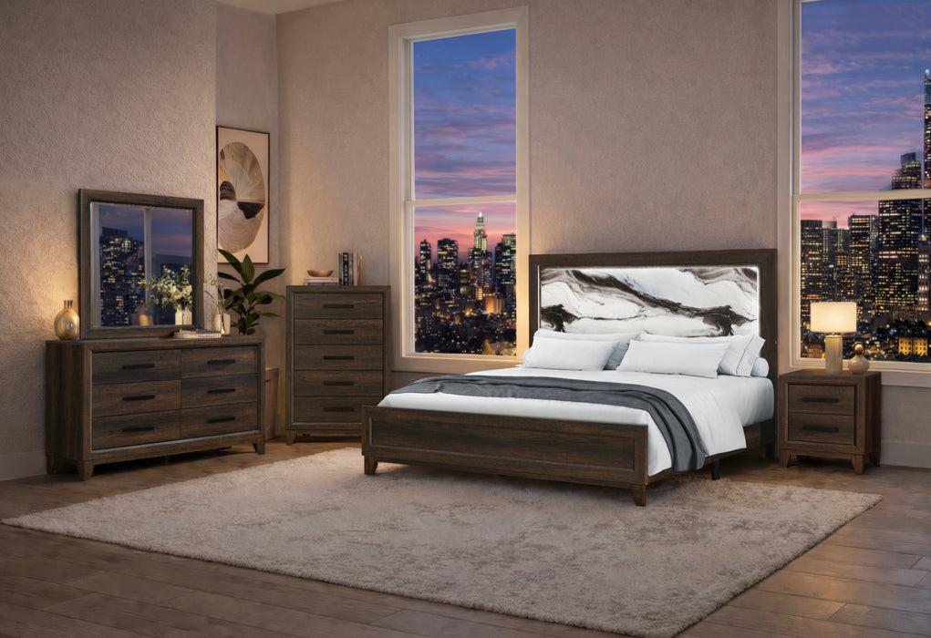 HARMONY BROWN TWIN BED GROUP - Furniture House (VA)