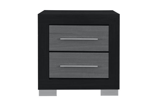 EMMA BLACK/GREY NIGHTSTAND - Furniture House (VA)