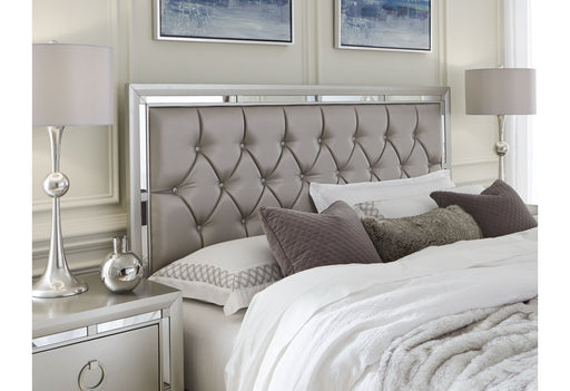RILEY SILVER QUEEN BED, DRESSER, MIRROR, NIGHTSTAND - Furniture House (VA)