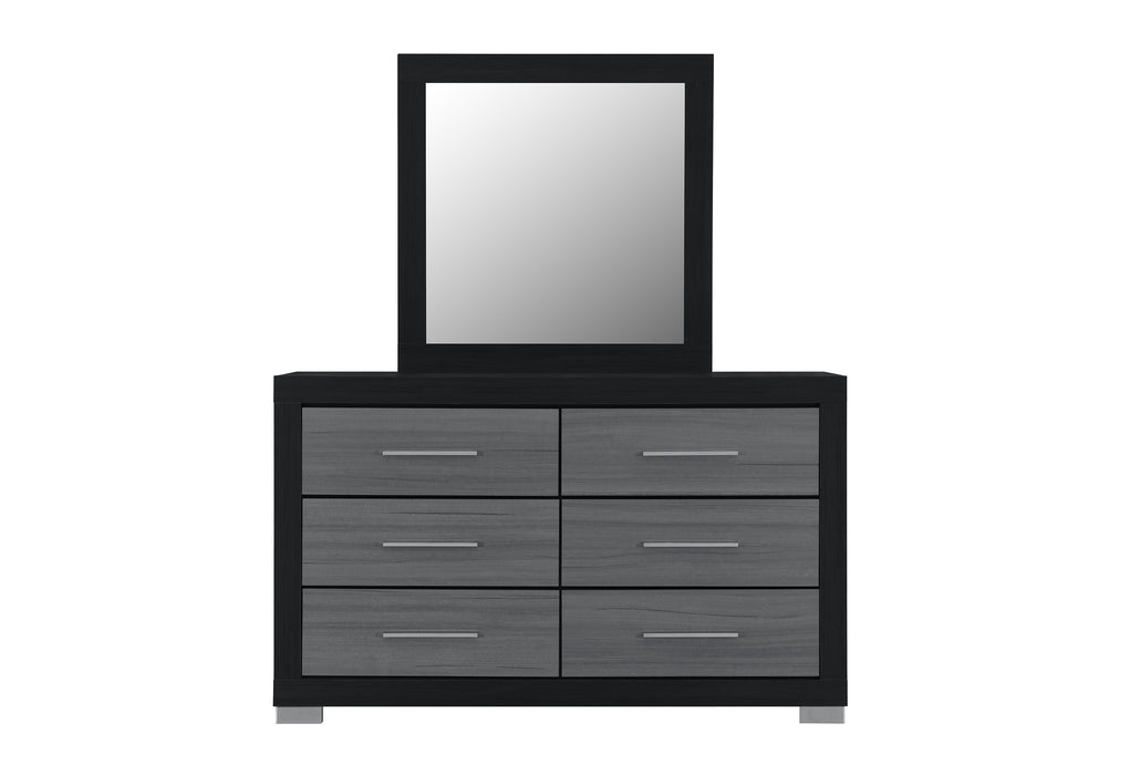 EMMA BLACK/GREY MIRROR - Furniture House (VA)