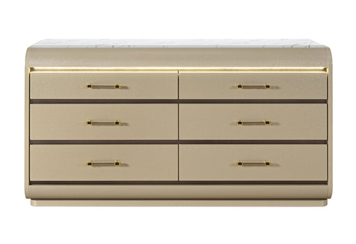 GENESIS GOLD DRESSER WITH LED - Furniture House (VA)