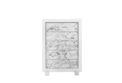 SANTORINI WHITE CHEST - Furniture House (VA)