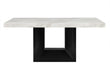 D02 DINING TABLE + 8 D03 BLACK DINING CHAIRS - Furniture House (VA)