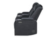 U8000 BLACK PWR CONSOLE REC LOVESEAT W/PHR, LED AND SPEAKER - Furniture House (VA)